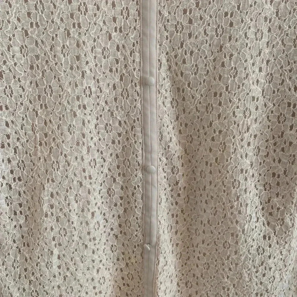 Hawthorn Womens Cream Lace Top - Picture 10 of 10